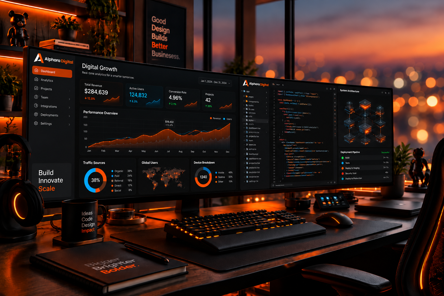 Alphora Digital Dusk Dashboard Studio