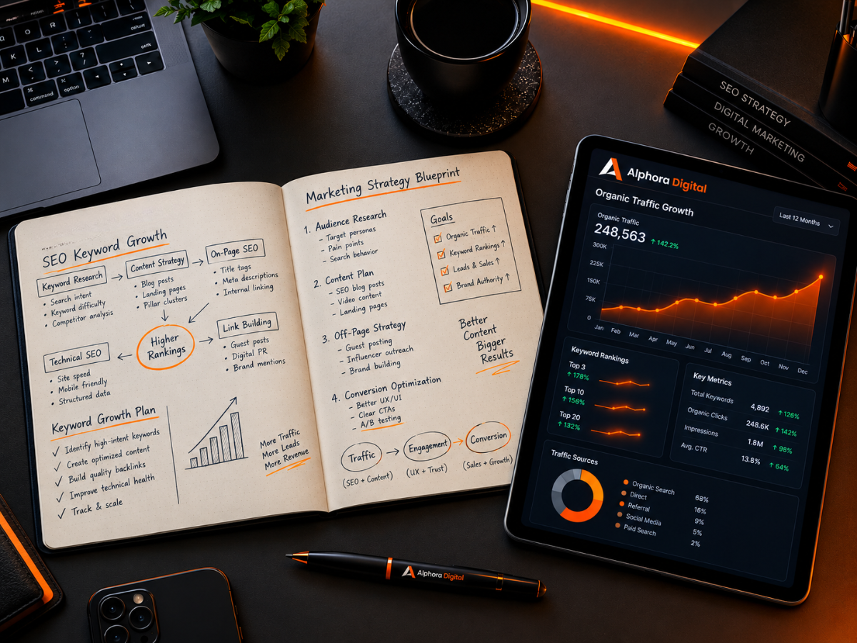SEO analytics growth ranking